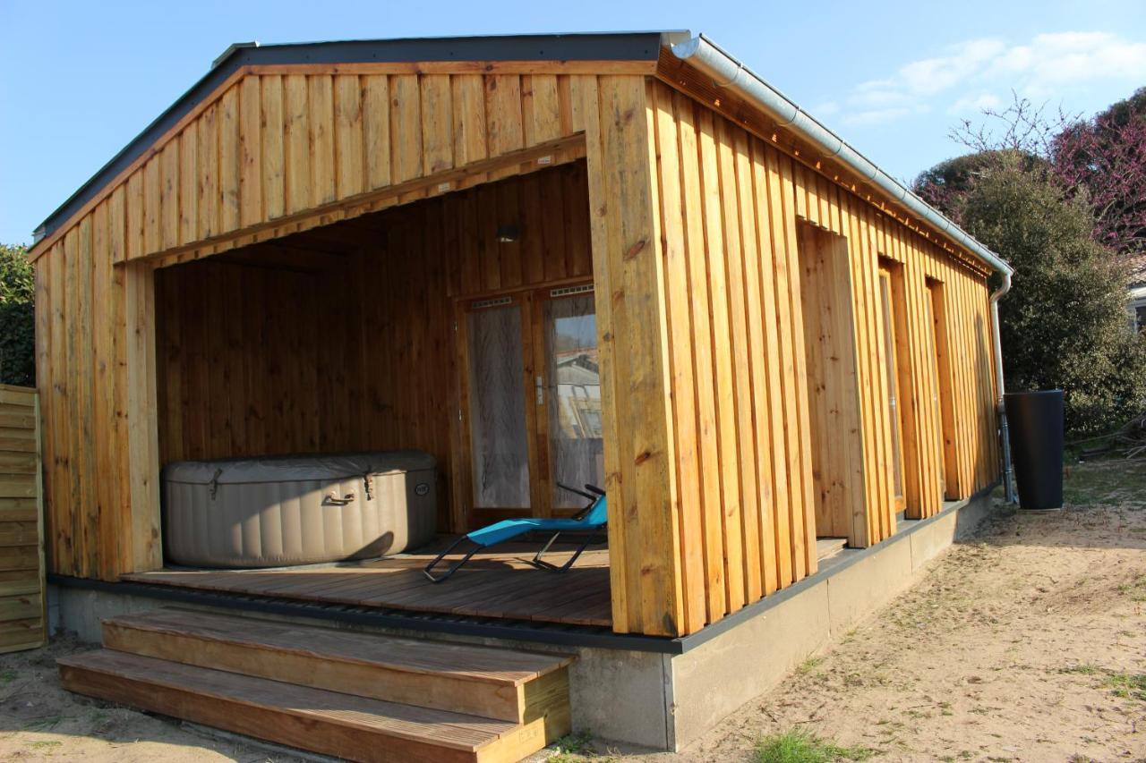 Chalet Esprit Zen Et Nature Avec Spa Saint-Hilaire-de-Riez Exterior photo